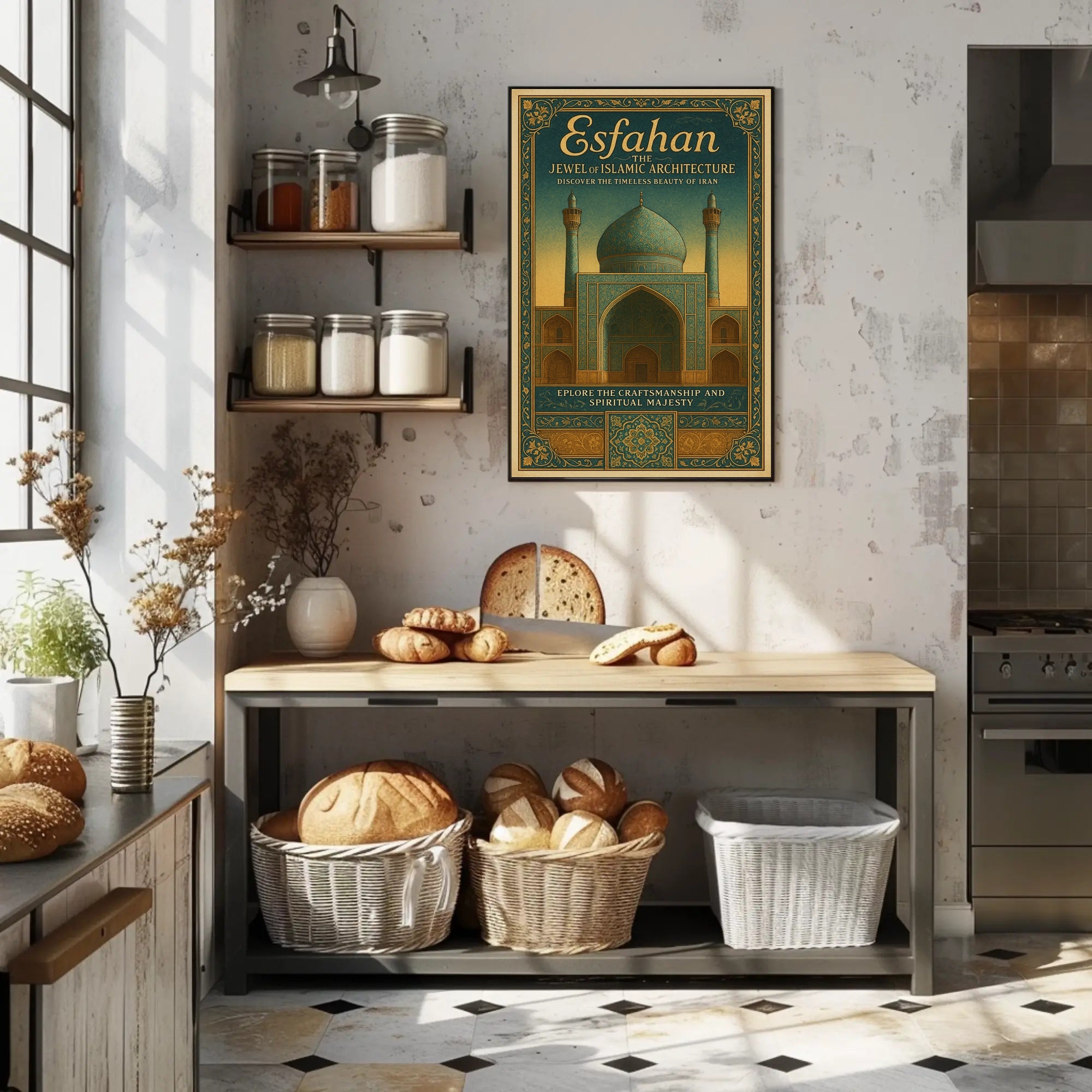 Esfahan – The Jewel of Islamic Architecture Poster PosterGoat