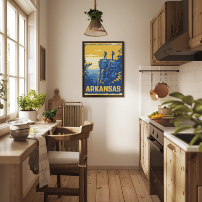 Arkansas Vintage Poster