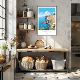 Sorrento Seaside Escape Travel Poster