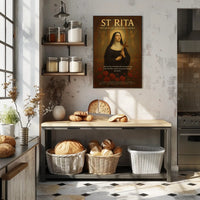 St. Rita The Saint of Impossible Causes Poster PosterGoat