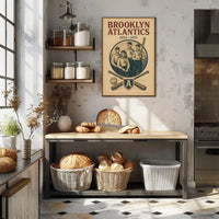 Brooklyn Atlantics Baseball Team Poster
