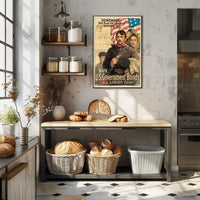 Liberty Loan Patriotic World War I Propaganda Poster