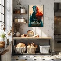 Saint Genevieve Patroness Of Paris Poster