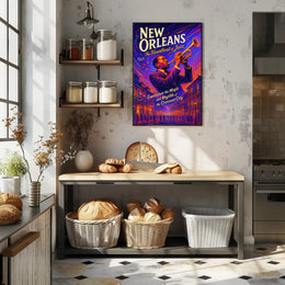 New Orleans The Heartbeat of Jazz Poster PosterGoat