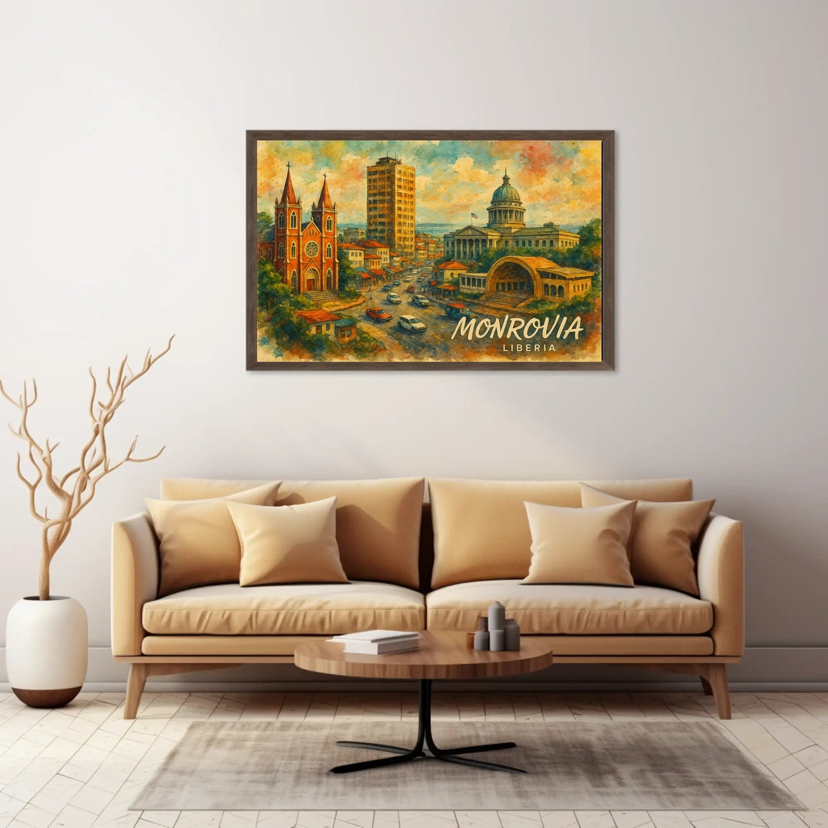 Monrovia, Liberia Poster