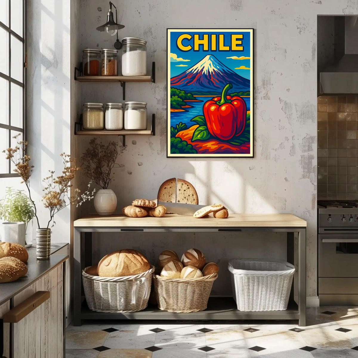 Chile A Vibrant Landscape Poster