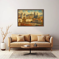 Ecuador A Vibrant Cityscape Poster