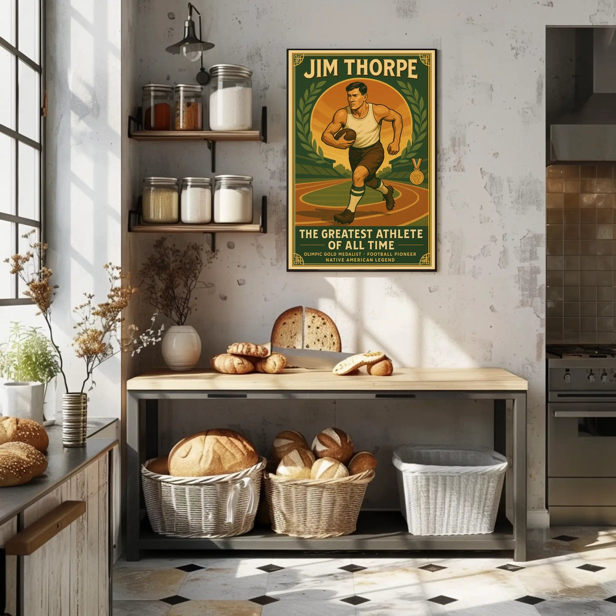 Jim Thorpe The Greatest Athlete of All Time Jim Thorpe Poster