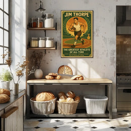 Jim Thorpe The Greatest Athlete of All Time Jim Thorpe Poster