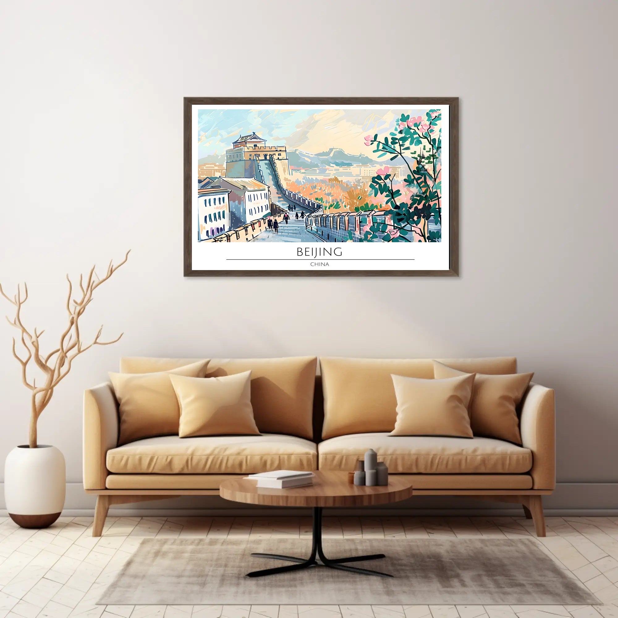 Scenic View of Beijing Poster