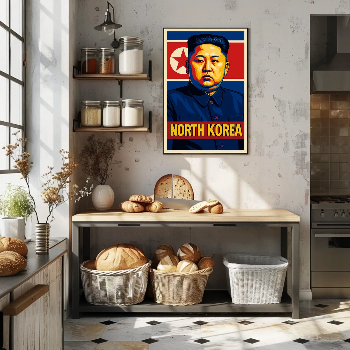 North Korea Leader Poster