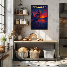 Delaware Sunset Poster