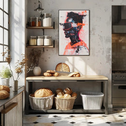 Futuristic Vision Art Print Poster for Modern Home Decor PosterGoat