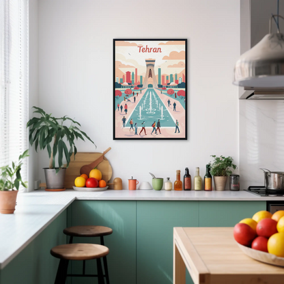Tehran's Urban Vibes Poster
