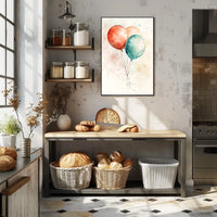 three balloons Poster