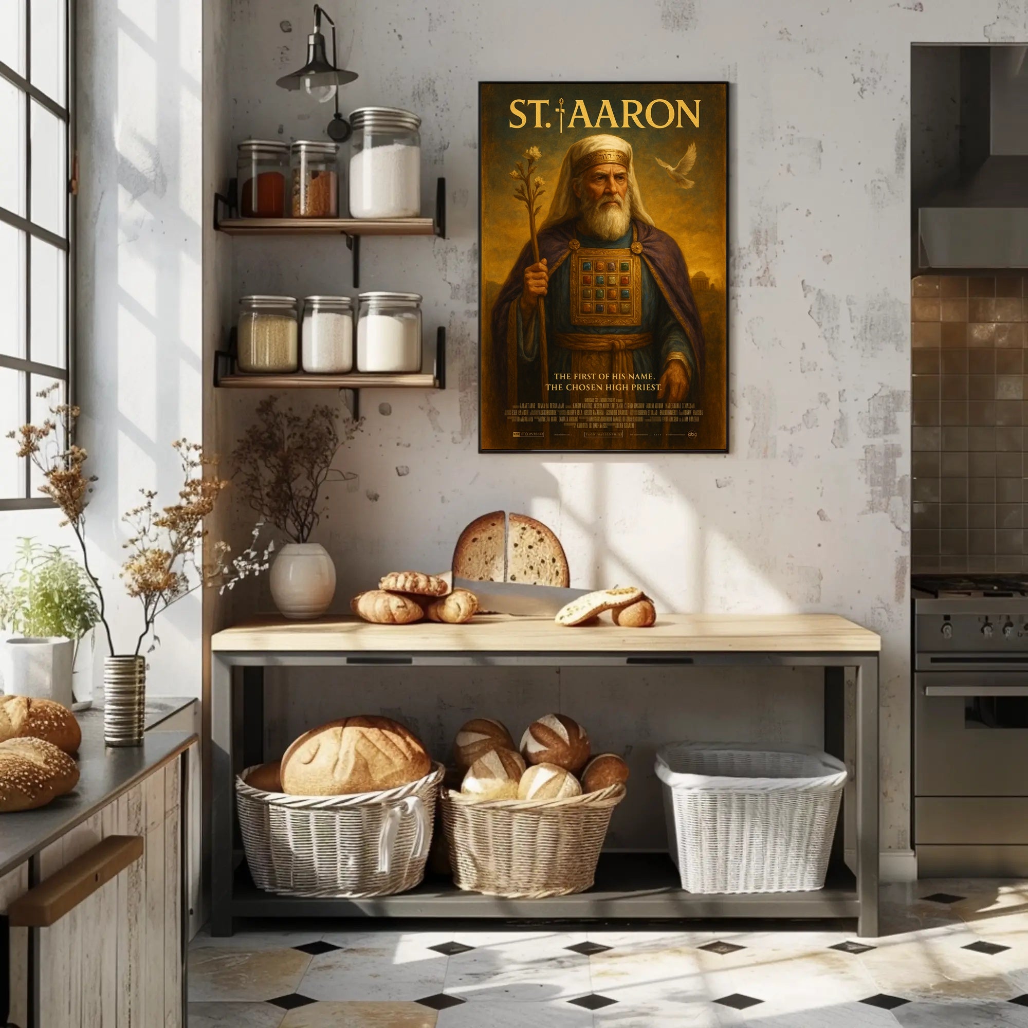 St. Aaron The Chosen High Priest Poster PosterGoat