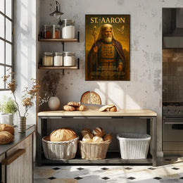 St. Aaron The Chosen High Priest Poster PosterGoat