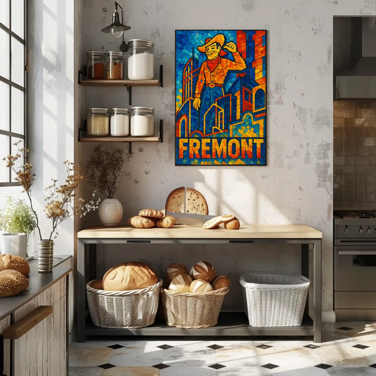 Fremont Mosaic Poster