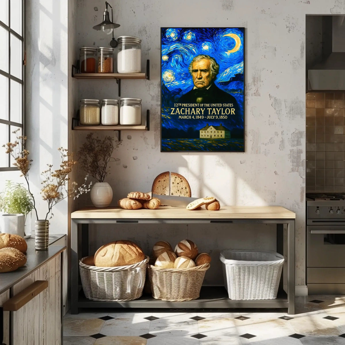 Zachary Taylor 12th President of the United States Presidential Masterpiece Series Poster