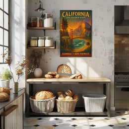 California The Golden State Poster