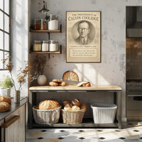 Calvin Coolidge Presidency Overview Art Print Wall Decor PosterGoat