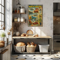 North Carolina Highlights Poster