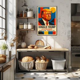Trump Visionary Leader Pop Art Patriotic Poster
