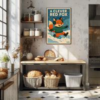 A Clever Red Fox Poster