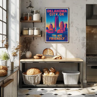 Oklahoma City The Big Friendly Poster