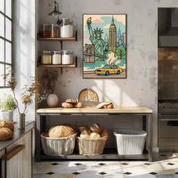 New York City Icons Poster