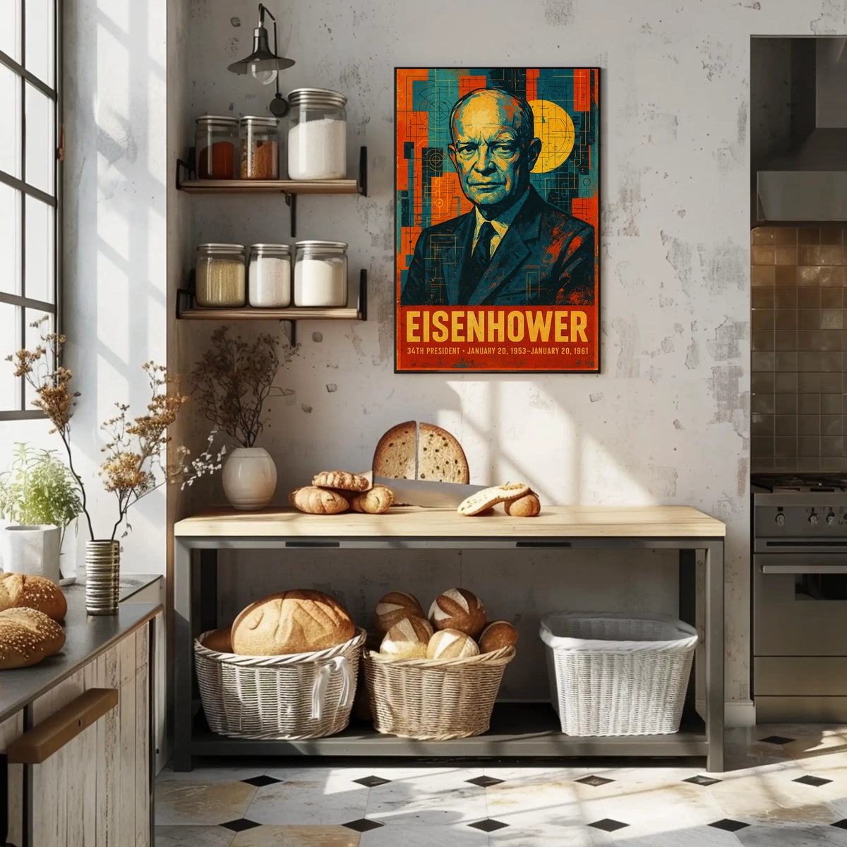 Dwight D. Eisenhower 34th President Poster