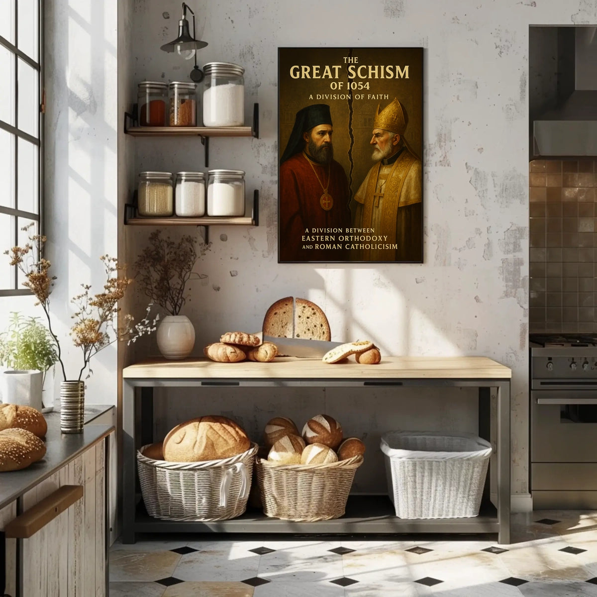 Great Schism Historical Division Educational or Infographic Poster