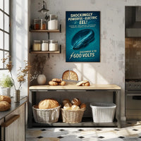 Shockingly Powerful Electric Eel Poster