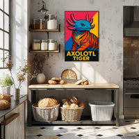 Axolotl Tiger Poster