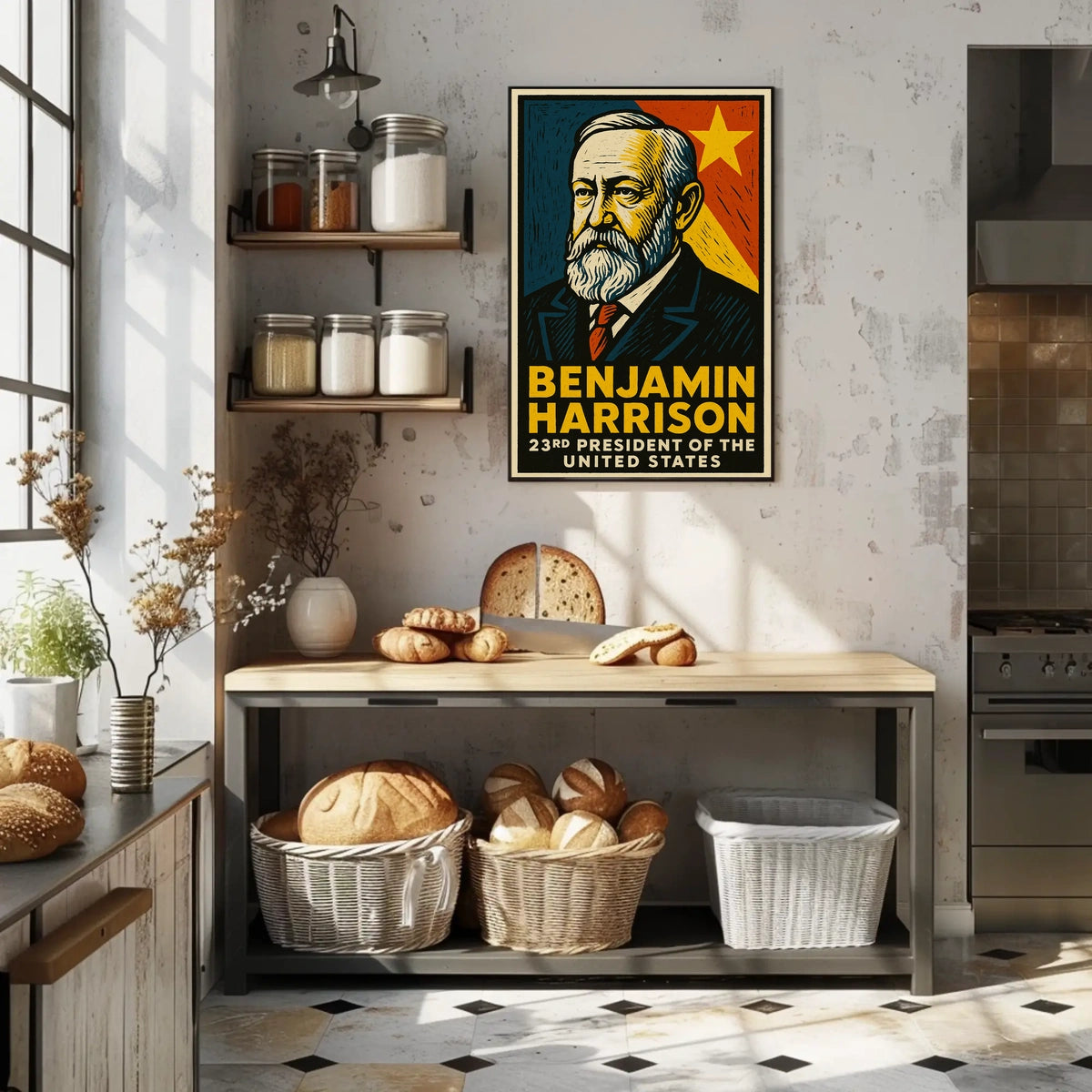 Benjamin Harrison 23rd President Poster