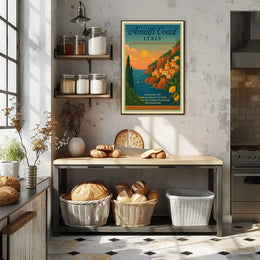 Timeless Mediterranean Dreamscape Italy Travel Poster