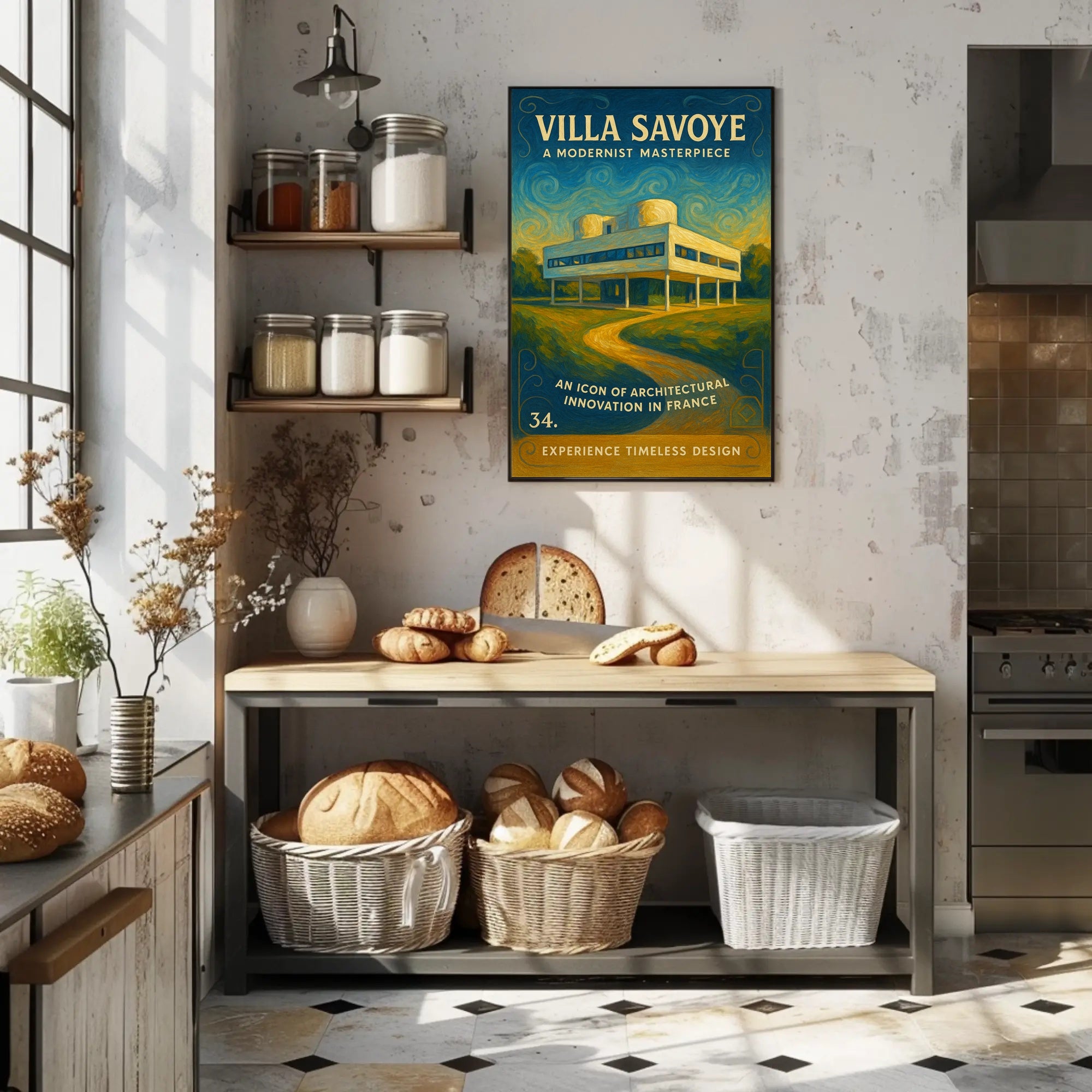 Villa Savoye A Modernist Masterpiece Poster PosterGoat
