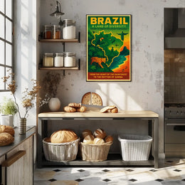 Brazil A Land of Diversity Poster
