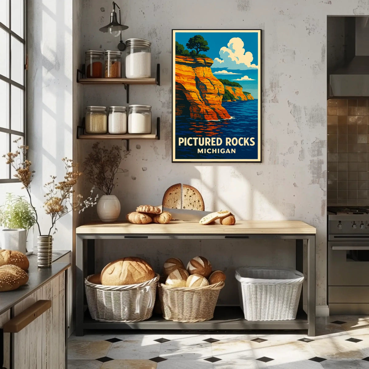 Pictured Rocks, Michigan Poster