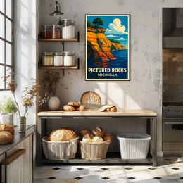 Pictured Rocks, Michigan Poster