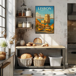 Lisbon, Portugal A City of Light and Charm Poster