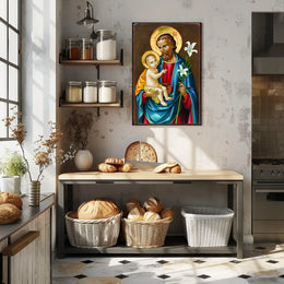 Saintly Iconography Poster