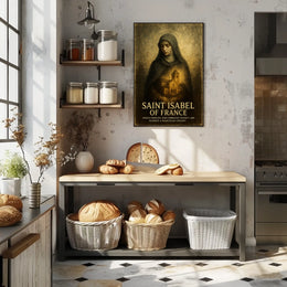 Saint Isabel Of France Poster