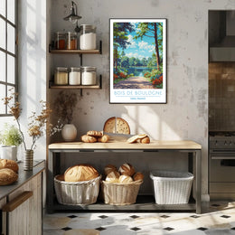 Scenic View of Bois de Boulogne Poster