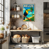 Belize Tropical Paradise Poster