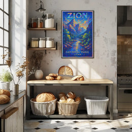 Zion National Park Poster