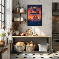 Los Angeles Dreamscape: A Vibrant Urban or Cityscape Poster