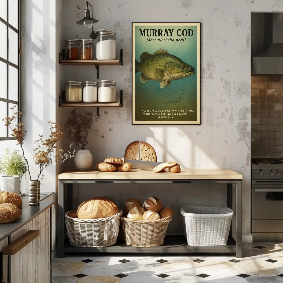 Murray Cod The Mighty Predator of Australia Poster
