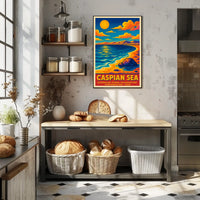 Caspian Sea Poster