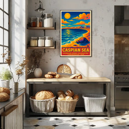 Caspian Sea Poster